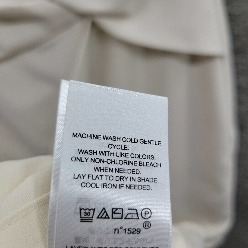 Elegant Off-Shoulder Cream Evening Dress with Twist Detail - Picture 10 of 11